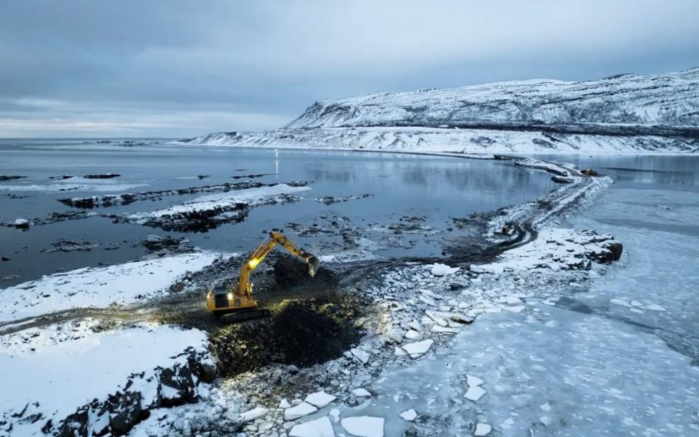 Vegur yfir Gufufjörð, mynd, Haukur Sigurðsson